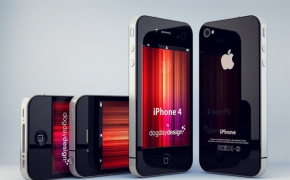 苹果手机C4D模型 iphone 4 3d model