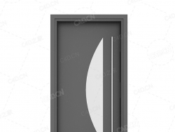 弧形玻璃烤漆门酒店办公室门会议室门办公室门单开门长把手门长拉手平开门