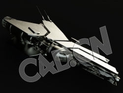 C4D科幻飞行器机械零件模型 Spaceship Kit Mechanical parts-22