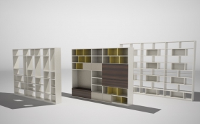 书架,书柜C4D模型（c4d for vray）bookcase