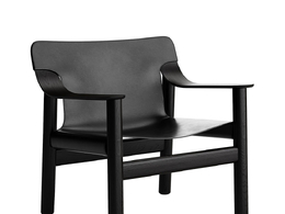 Hay伯纳德黑色休闲椅3D模型素材下载Bernard Lounge Chair Black by Hay