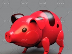 卡通玩具猪 pig