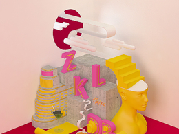 C4D艺术场景模型 Art scene
