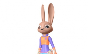 兔子卡通角色形象C4D模型 Rabbit cartoon character 3D model