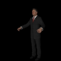 国外商界人士C4D模型 Russian Pressident