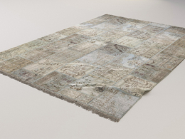 老式地毯C4D模型 vintage carpet