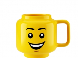 快乐男孩大号陶瓷杯Lego品牌餐具3D模型素材下载Happy Boy Large Ceramic Mug by Lego