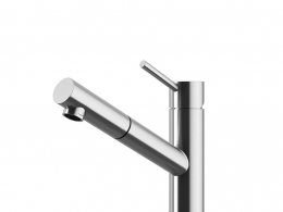 法兰卡轨道L型可拉伸厨房龙头3D模型素材下载Orbit Kitchen Tap Pull Out Spray L Spou