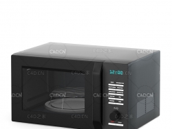 烤箱家用烘焙小型电烤箱C4D模型 Oven 3D Model