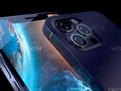 C4D苹果手机模型iphone 12 pro