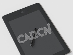 C4D数位板模型 Wacom