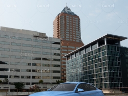 宝马汽车oc实景合成渲染模型