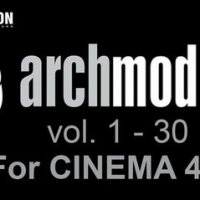 C4D建筑装饰模型库Evermotion Archmodels vol. 1 – 30