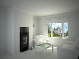C4D室内模型 Interior lighting vray