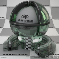 vray for c4d材质：LL Simple Glas 002