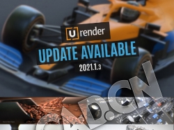 C4D实时渲染器插件win版下载 U-Render for Cinema 4D 2021.1.3
