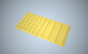 盲人点字板C4D模型 Braille board