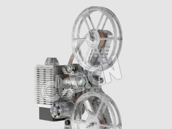 C4D电影放映机模型 Film Projector