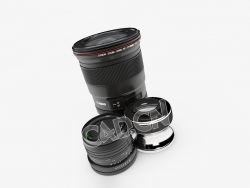 3款佳能单反相机镜头模型 camera lens
