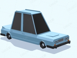 低面多边形汽车 Car 6