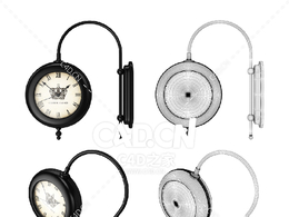 经典挂钟C4D模型