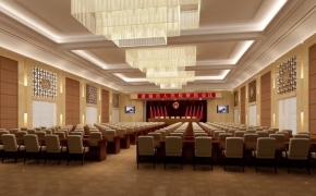 检察院会议室C4D模型 Conference room 3D model