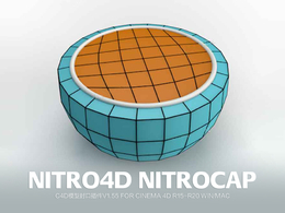 C4D模型封口插件 Nitro4D NitroCap v1.55 For Cinema 4D R15-R20 Win/Mac