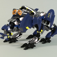 C4D机甲模型 zoid