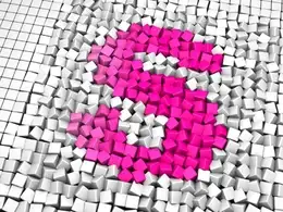 C4D翻转移动的立方体动画文字工程 cube text animation