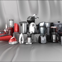 C4D家用小电器模型大合集