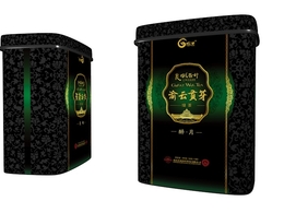 茶业包装铁盒C4D模型 Tea packaging box