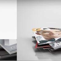 时尚杂志书籍C4D模型 Magazines and books 3D model