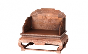 中式家具模型：荷花宝座C4D模型