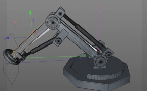 液压 机械臂 照着gsg的机械臂绑定教程做的