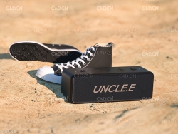 C4D OCTANE沙滩上的音箱模型 Speaker