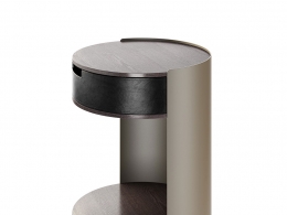 带抽屉床头柜3D模型素材下载Skin Bedside Table with Drawer by Ditre Italia