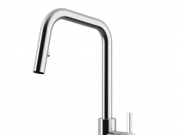 Kubus 下拉式喷头厨房龙头厨房水龙头3D模型素材下载Kubus Kitchen Tap Pull Down Spra