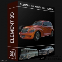 28辆汽车C4D高精模型（c4d/obj/e3d）