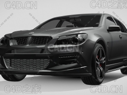 霍顿汽车2016款C4D汽车模型下载