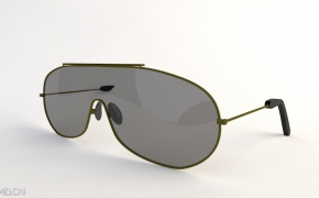 时尚眼镜C4D模型 Glasses 3D model