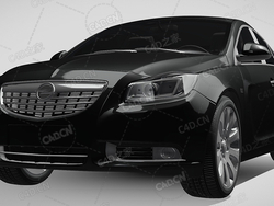 欧宝徽章掀背车家用汽车轿车2008-2013款C4D汽车模型下载
