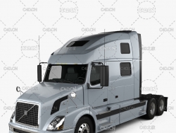 沃尔沃牵引卡车头 Hum3D - Volvo VNL Tractor Truck 2002