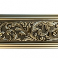 欧式花纹浮雕雕刻模型（STL雕刻三维模型）