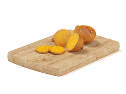 切片的红薯蔬菜C4D模型下载