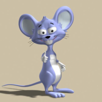 卡通小老鼠3D模型 Cartoon Mouse 3D Model