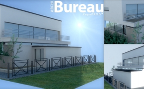 别墅C4D模型 Villa 3d models
