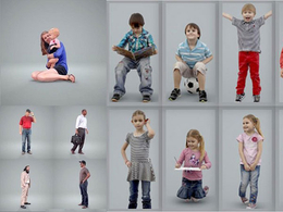 [MAX]家庭人物生活3D模型 Axyx Design – Ready-Posed 3D-Human models