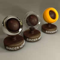 3个C4D漂亮的材质 C4D material