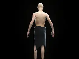 C4D实用工程第615季：身裹黑布的男性动画C4D工程 C4D Project[Cinema4D - Octane]