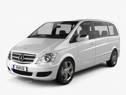梅赛德斯-奔驰唯雅诺Viano商务汽车 Mercedes-Benz Viano Compact 2011 3D model